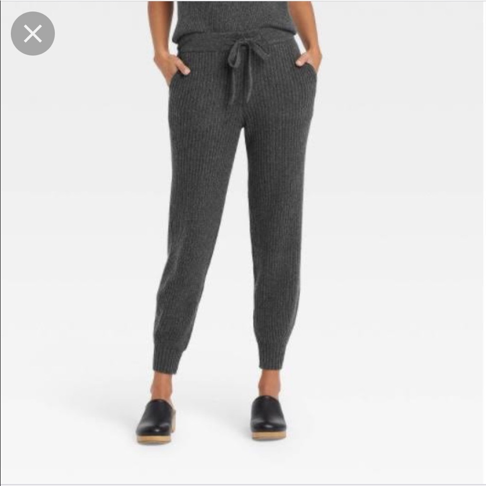 Target universal thread drawstring sweater joggers pants, charcoal gray, sz xxl